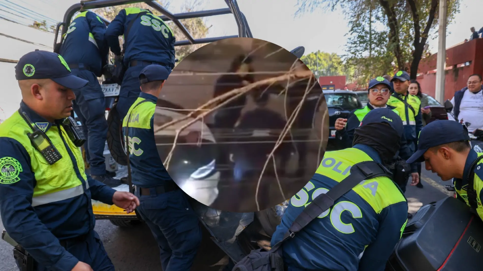 Agresión policial en la colonia Roma